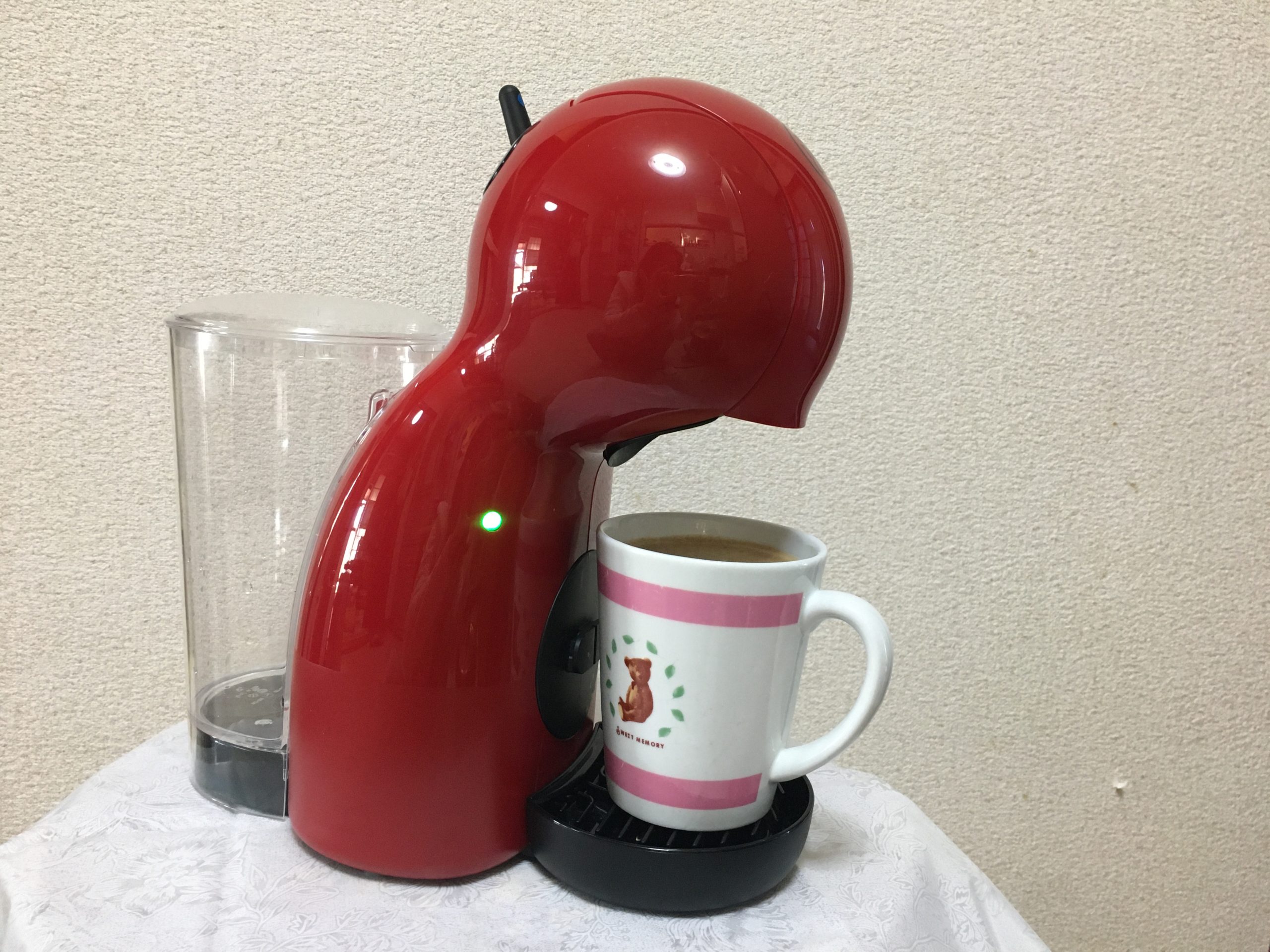 コーヒーマシン ドルチェグストって簡単！1杯40秒